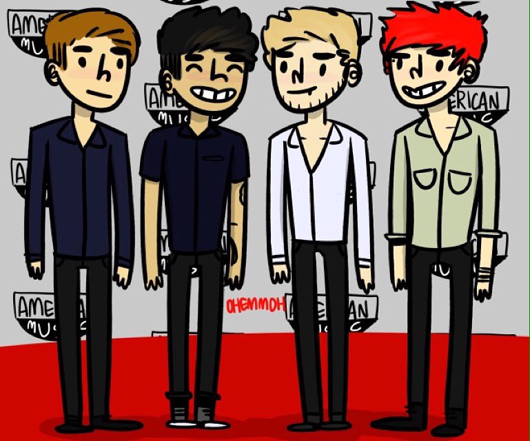 emmaohemmoh's tweet photo. #5SOSAMAs my boys looking fine as hell on the red carpet :-) https://t.co/g9I90iHKh8