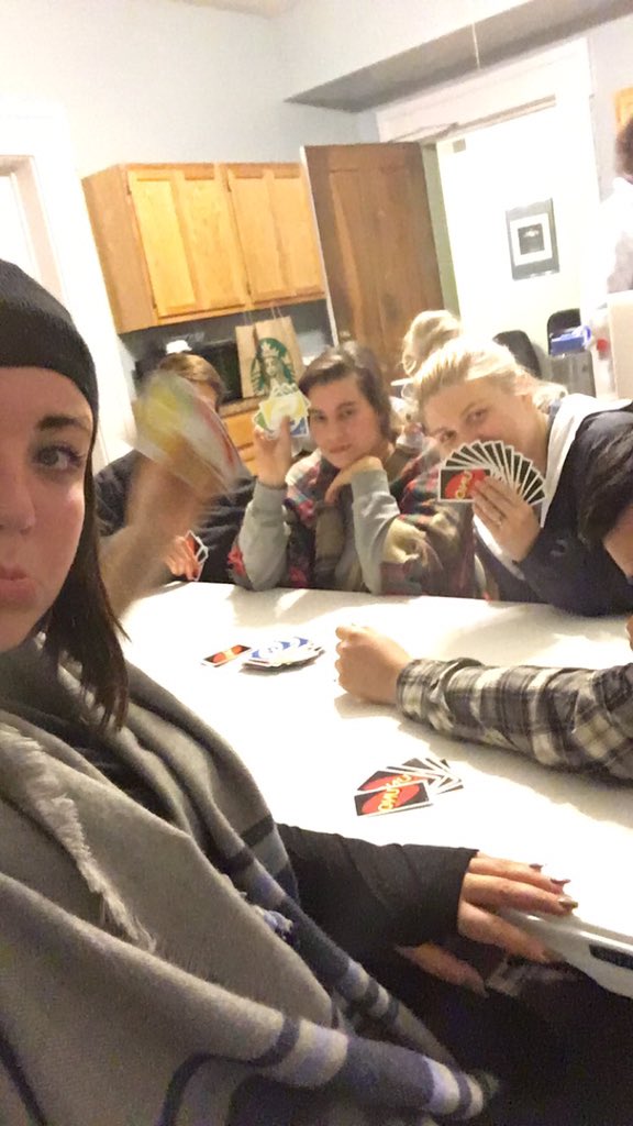 MABLexington's tweet photo. When Uno turns into Monopoly and won't end #bonding #games #onehourlater #shuffledfivetimes https://t.co/J0RwyNMqXM