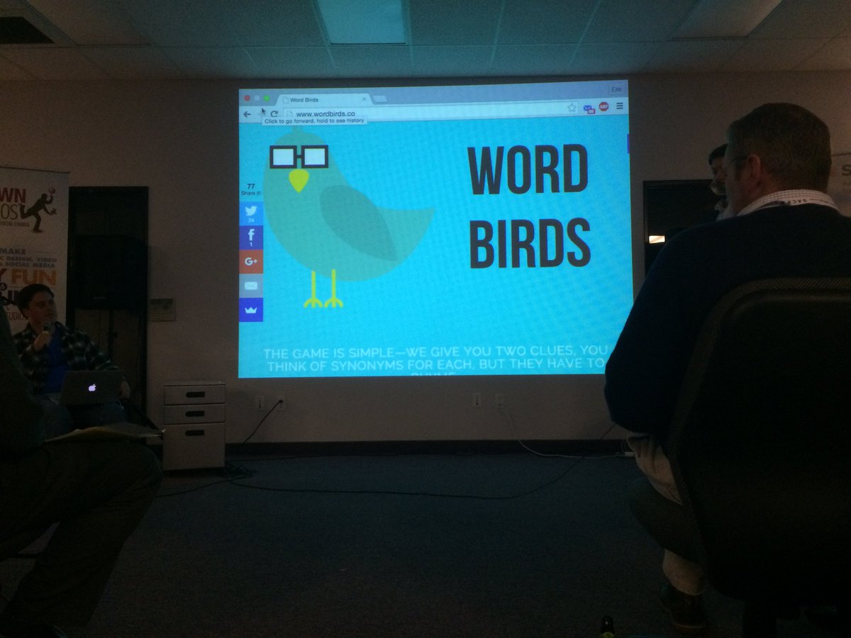 swsac's tweet photo. Honorable mention went to @WordBirdsApp . Great idea & pitch. #swsac #OneWeekAgoToday https://t.co/iE6MPwLPZm