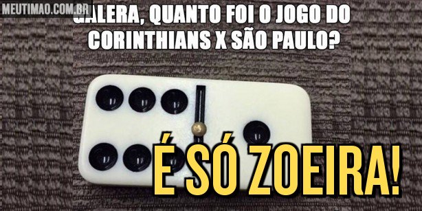 Meu Timão on X: HUMOR: Corinthians 6x1 São Paulo - Memes da