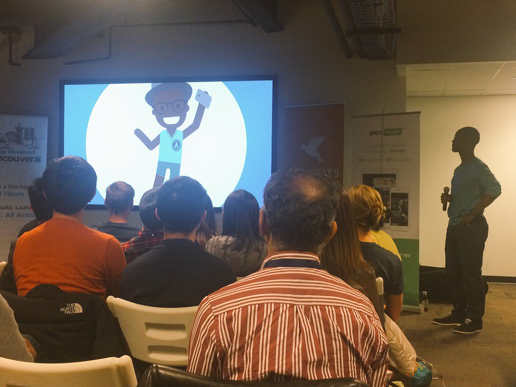 maggienotmags's tweet photo. Impressed by #DraftMadness' presentation skills! The pitch and the video = flawless! @VanStartup #SWVan #GSB2015 https://t.co/orvMY3gU3c