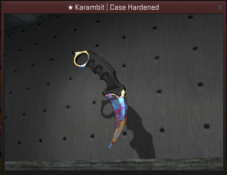 CSGOWorth's tweet photo. Giveaway!
Karambit | Case Hardened (Minimal Wear)
https://t.co/TODgsh03ic 
RT + Follow To Enter
Ends 12/5/15! https://t.co/eIu40EBSiF