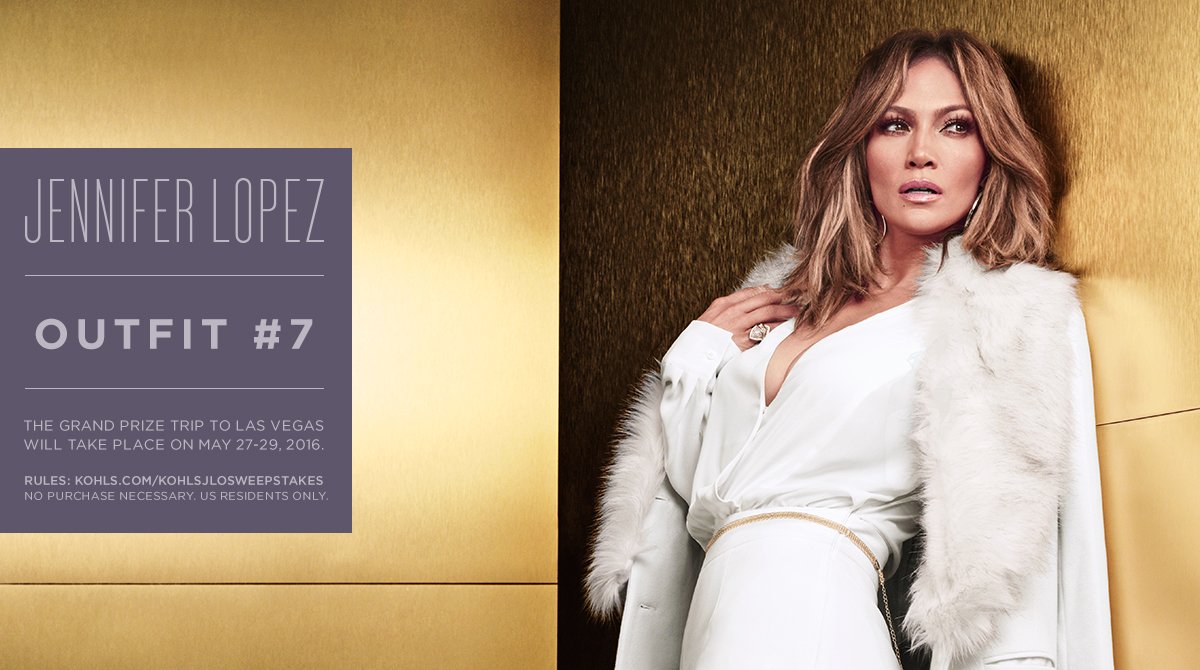 Kohls's tweet photo. We’re coveting this @JLo outfit! RT for a chance to win a gift card or trip to Vegas #KohlsJLoSweepstakes #JLoVegas https://t.co/LFenwiNBr5