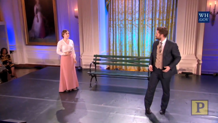 playbill's tweet photo. Watch! Check out @NeverlandBway's magical performance at the @WhiteHouse.
https://t.co/BCrz1V5GzX https://t.co/LUzqw5vDi1