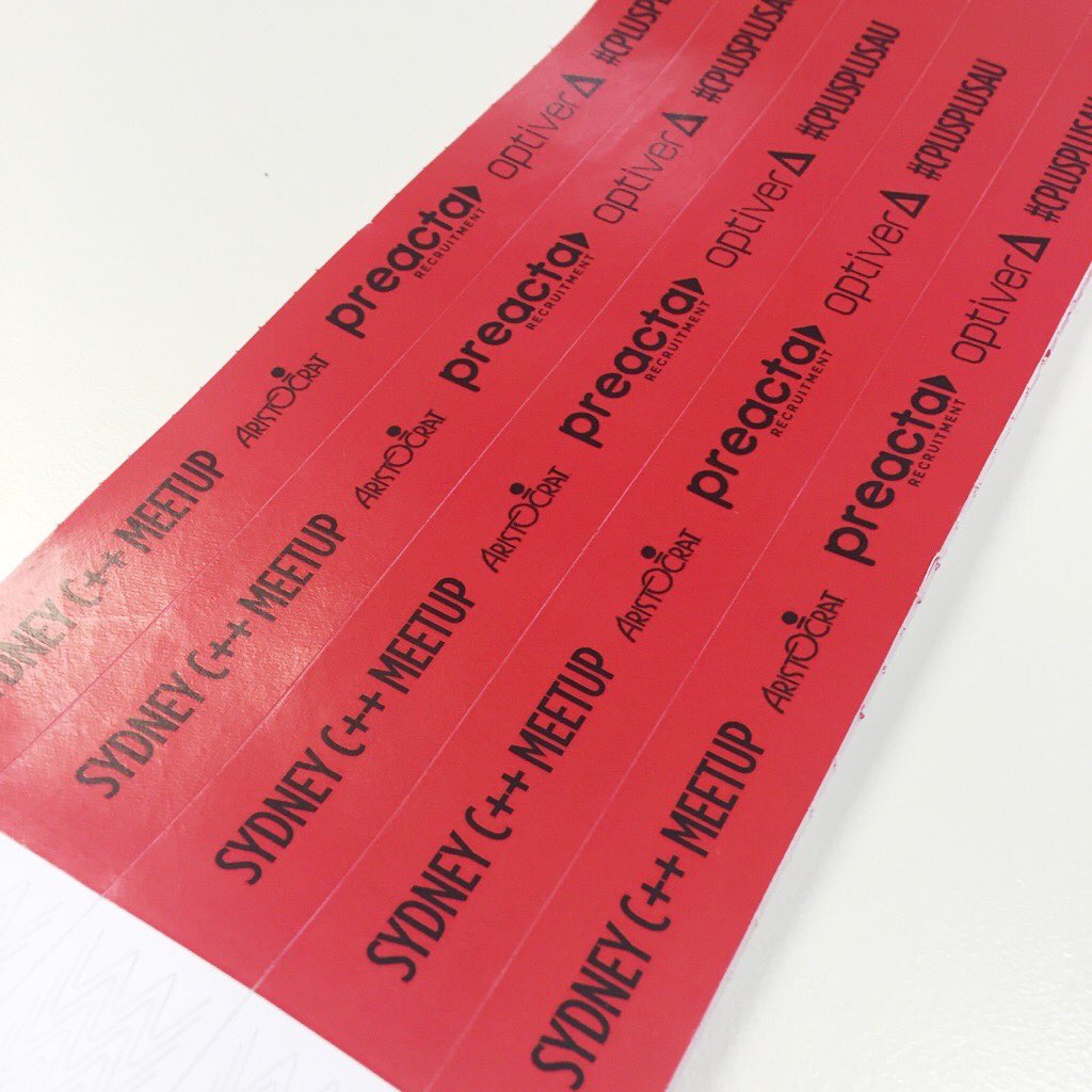 cplusplusAU's tweet image. We&apos;re ready, are you? As there&apos;s a beer tab, you&apos;ll need to grab a band on arrival to the event. #cplusplusau