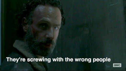 melinda0824's tweet photo. When Charter ruins our show....#TheWalkingDead https://t.co/IqbNo2RqKy