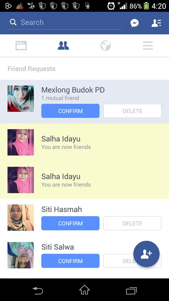 bnvgrs's tweet photo. Wait2! Mana satu pesbuk yuyu? Dah terapprove dua2 ni #kompius 😂😂 cc @salhaidayu_94 https://t.co/syhAeSs3V8