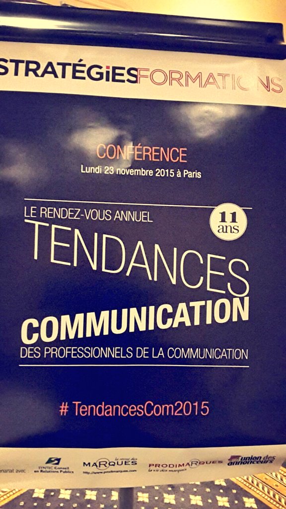 AnthonyBabkine's tweet photo. On ouvre le #TendancesCom2015 de @strategies1 
Heureux de présider cette séance :) #communication https://t.co/1Vxhvdpgux