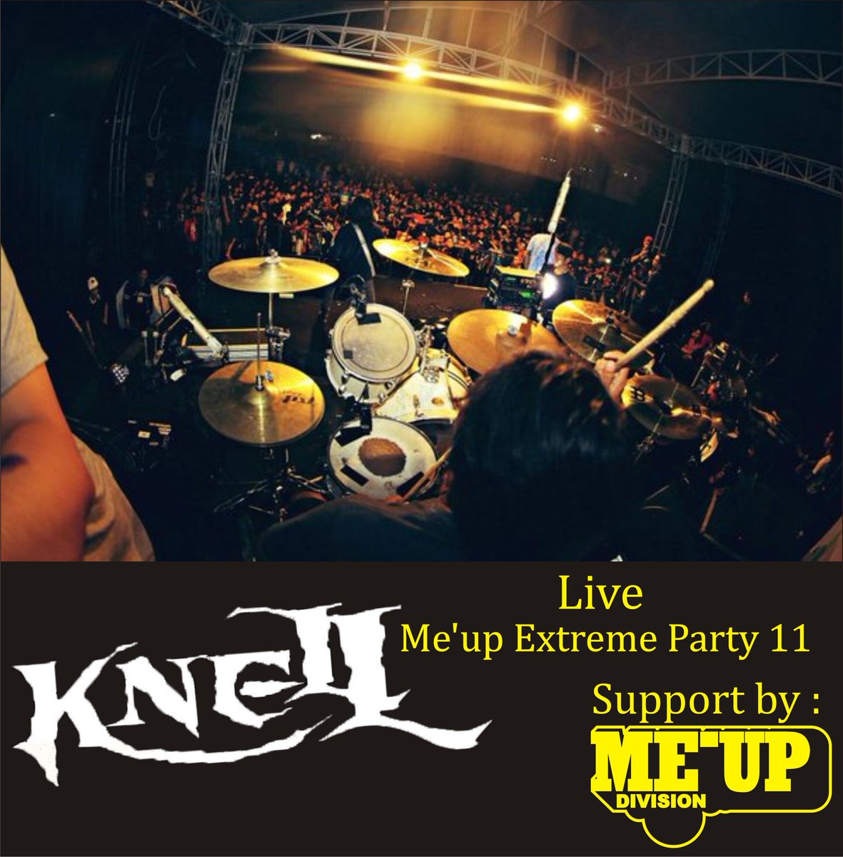 Meup_divison's tweet photo. Knell (BEKASI) thx you, live on stage Me'up Extreme Party 11 #Longsor !!! https://t.co/8Jq0ZB3T0G