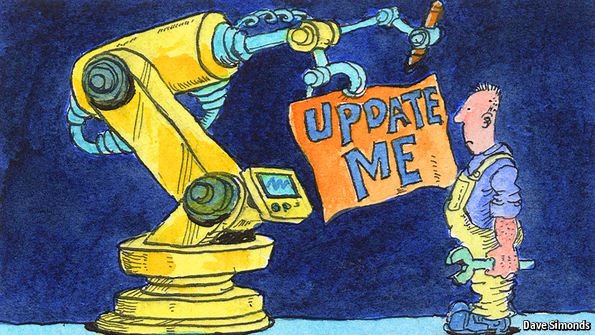 TheEconomist's tweet photo. A digital leap by manufacturing will require a leap of faith https://t.co/WfUfonp4ox https://t.co/c46rnVej7U