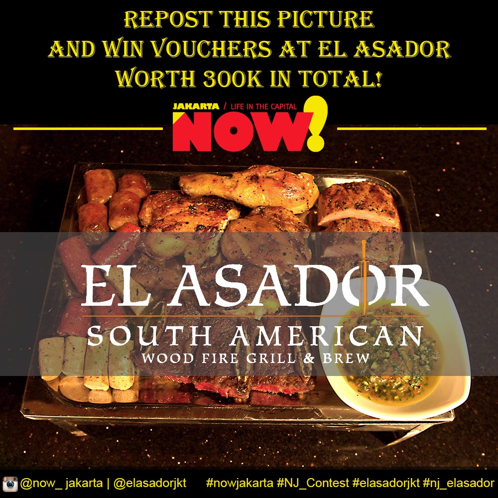 NOW_Jakarta's tweet photo. Win Vouchers worth 300K from @elasadorjakarta! See https://t.co/QMrcsURXFm for the T&C of #NJ_Contest @PlesetanKuis https://t.co/pdPgMS7Srf