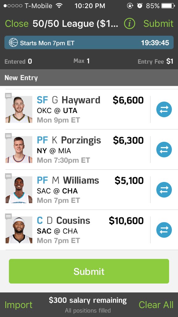 FreeBBCashLineups tweet media