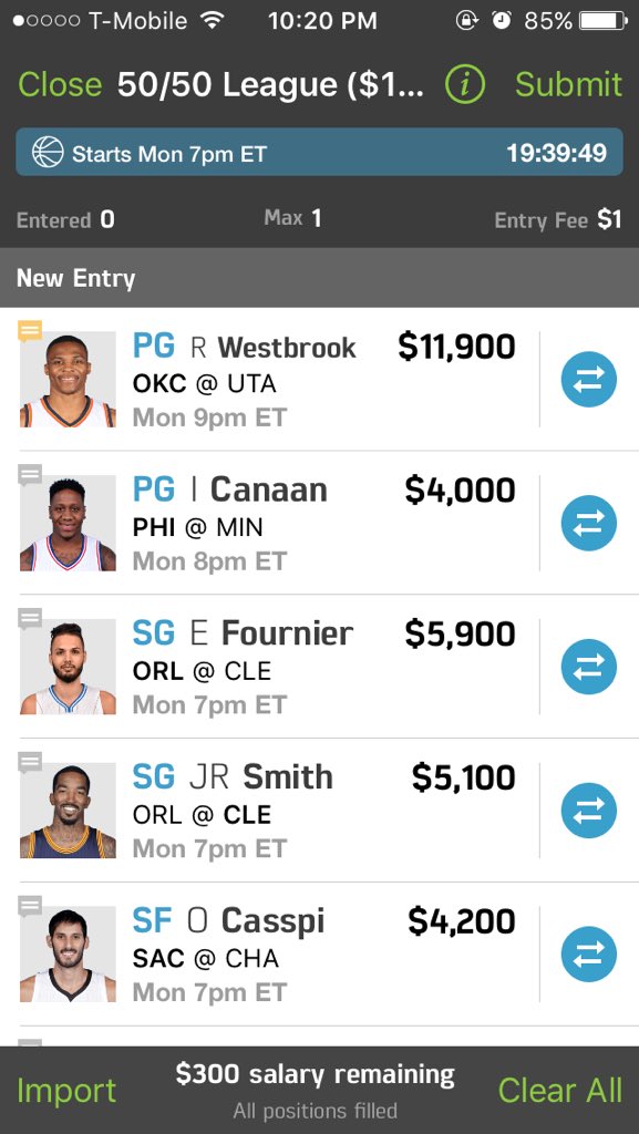 FreeBBCashLineups tweet media