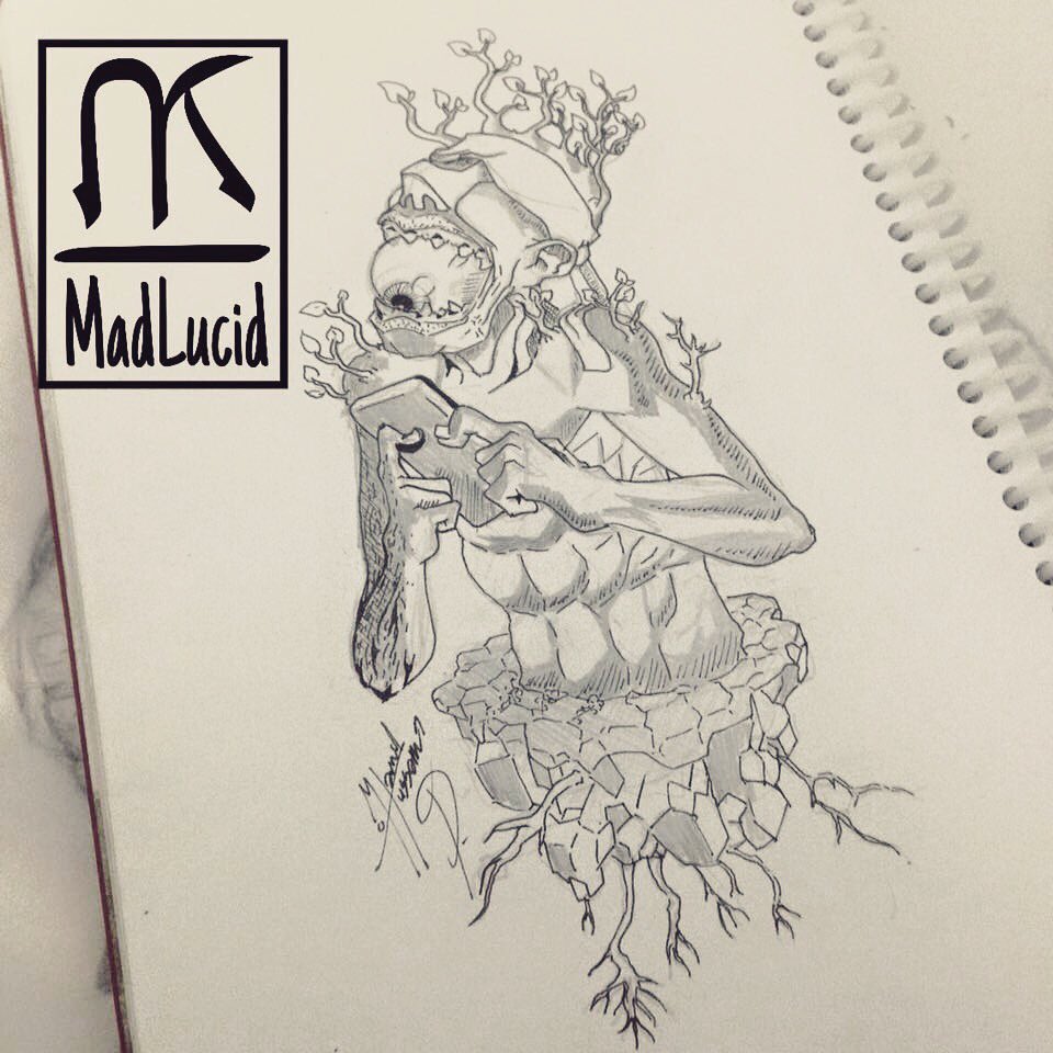 MadLucid's tweet photo. @MadLucid: Our new beautiful nature! #inked #pencildrawing #pencil #traditional #art https://t.co/IQZxZt0yNy