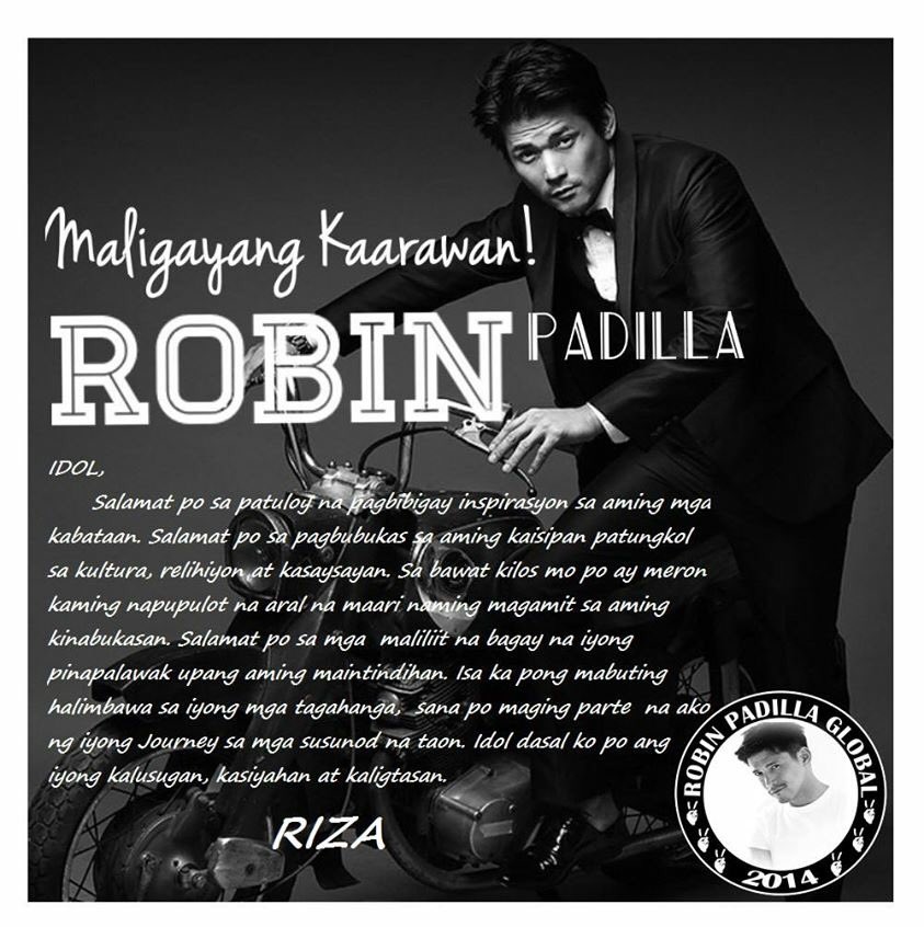 demaypagasa's tweet photo. ang sabi.dko matag si Riza.#HappyBirthdayRobinPadilla https://t.co/H73XdxCRVO