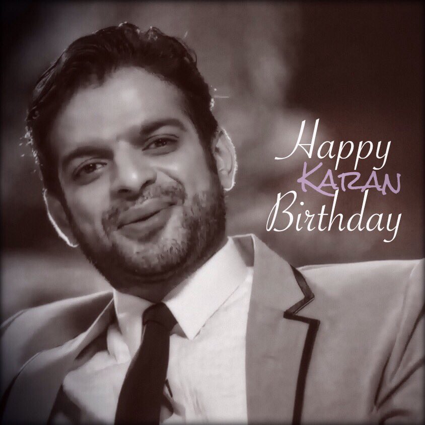 A very happy birthday to Karan Patel........ keep shinning on television 