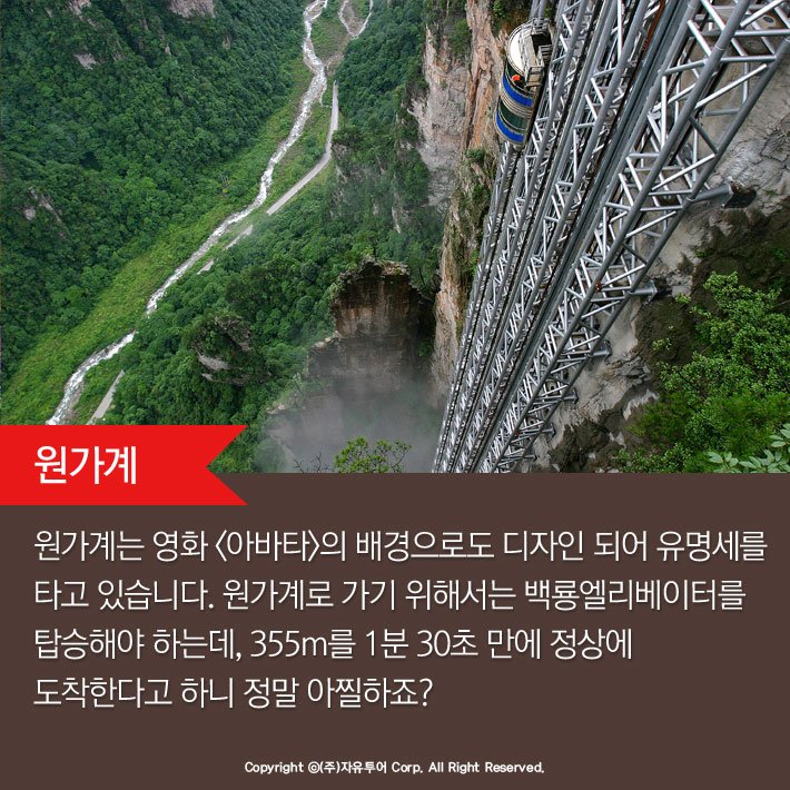 YesJaUtours's tweet photo. '사람이 태어나 장가계를 보지 않았다면 백세가 되어도 어찌 늙었다 하리'
부모님이 너무 좋아하는 자유투어(jautour)​ #효도여행 1순위 #장가계

https://t.co/7EWUJUDYVD https://t.co/LWBZphv5X0