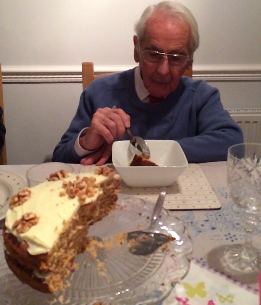 #sundayrecipe Toddy cake using <a href="/PCdistillery/">Port Charlotte</a> - big cake, small grandad