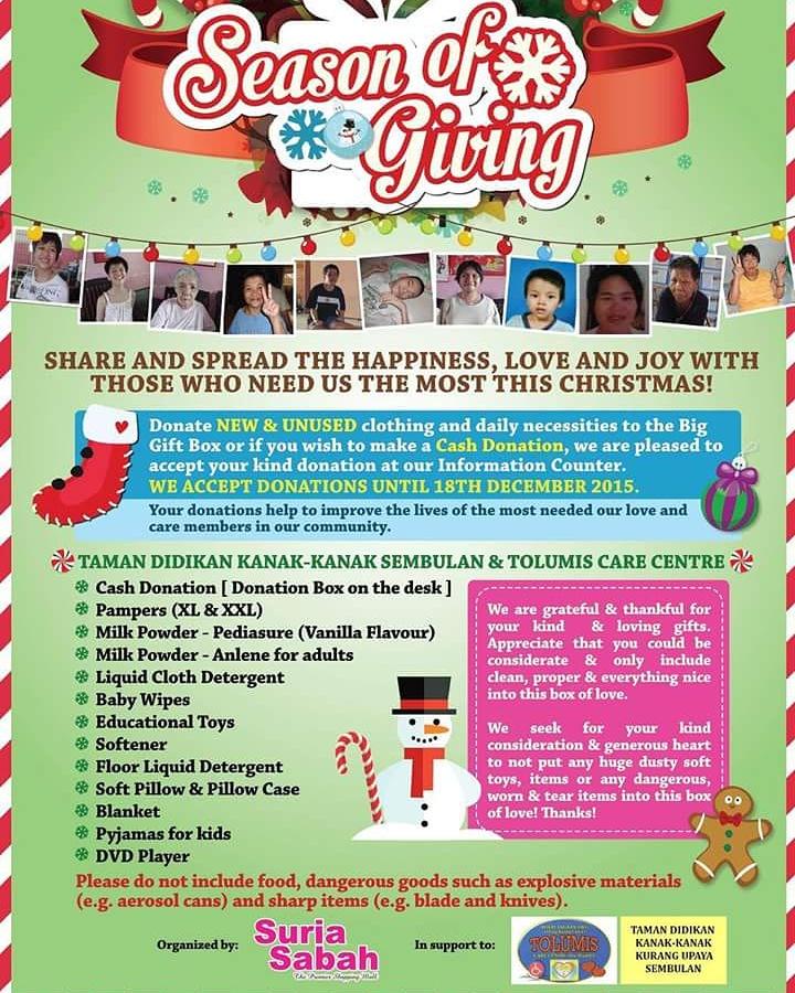 suriasabah's tweet photo. Its christmas coming again soon! Share your love with the special ones this xmas! https://t.co/MkhTja39kp