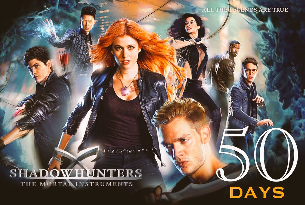 TMI_Institute's tweet photo. 5⃣0⃣ DAYS left! ➰ #shadowhunters fandom! #shadowhunterscountdown https://t.co/oAK2sSNjBH
