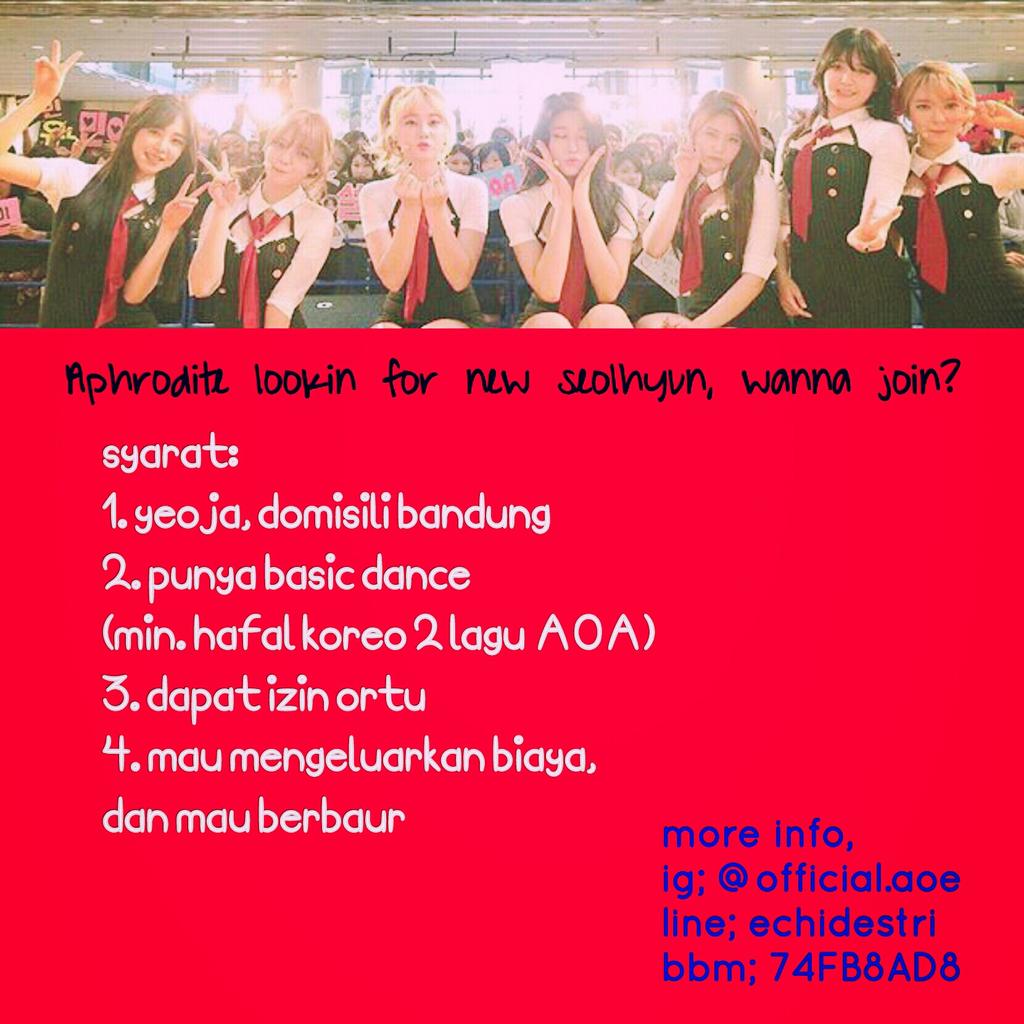 admin-min, mind to rt this?
We are open audition for Seolhyun position^^ gomawo~
<a href="/asian_culture15/">Indonesia CoverDance</a>