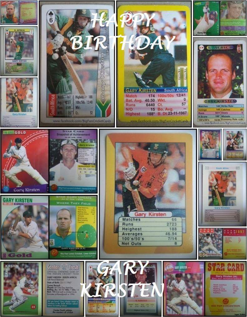 Happy Birthday Gary Kirsten   