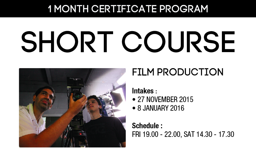 SAEjakarta's tweet photo. Dibuka pendaftaran Short Course FILM PRODUCTION: Belajar bikin film pendek selama satu bulan. Info: 087712346567 https://t.co/MUJXmY1jhp