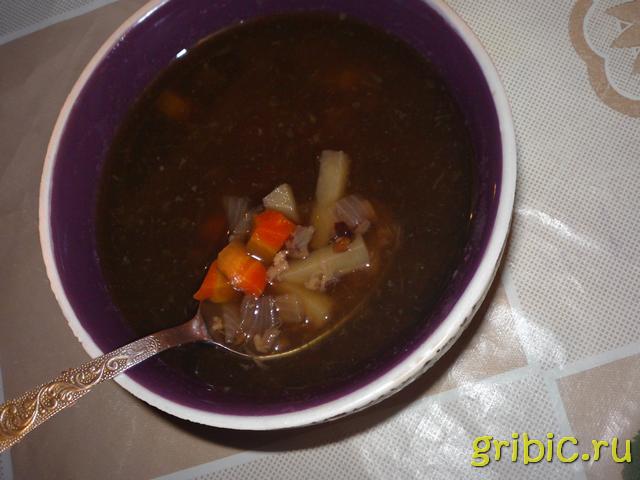 Суп с сушеными белыми грибами gribic.ru/dishes_from_mu… #суп #грибы #рецепт