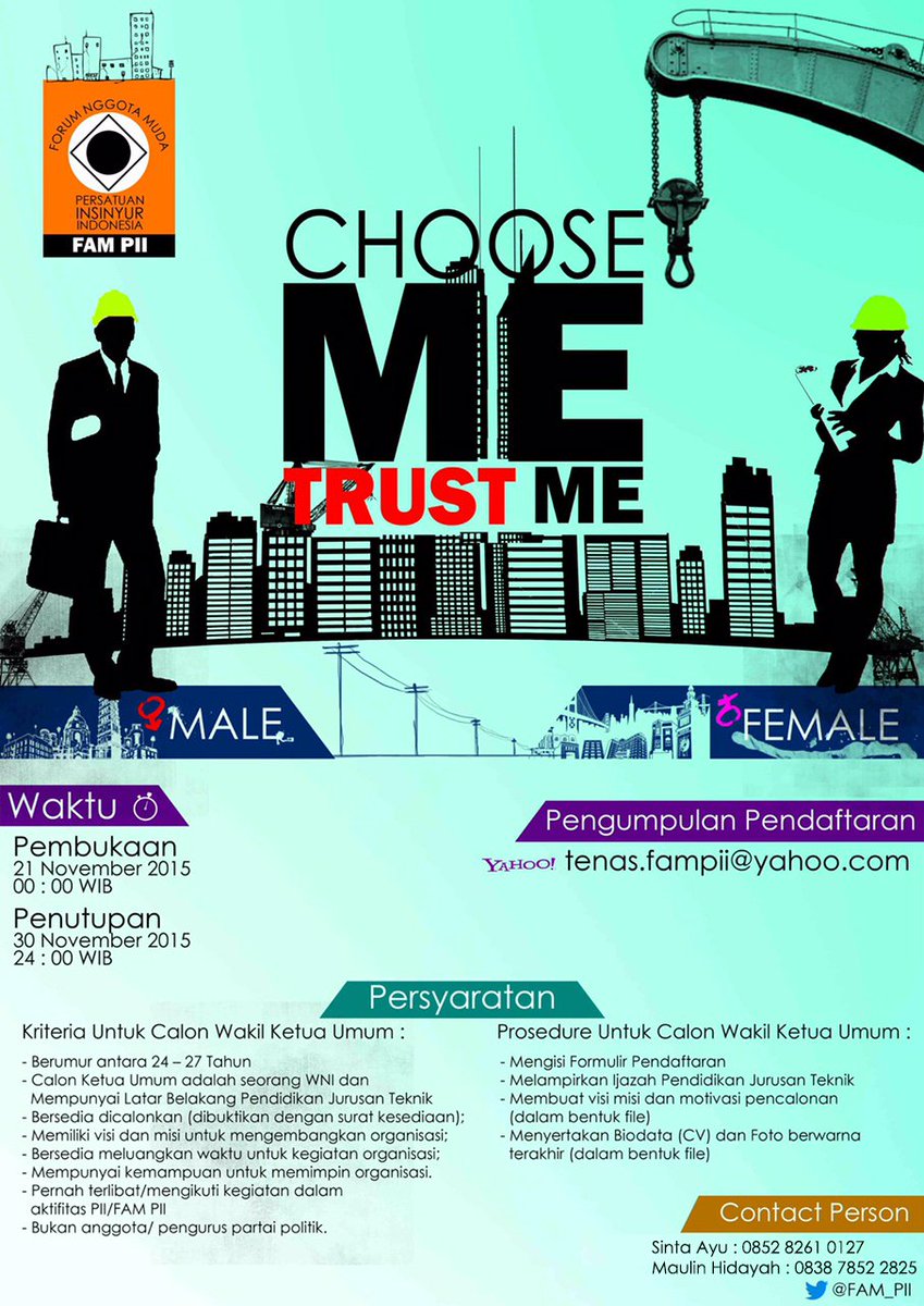 Are you the next Vice President of Indonesian Young Engineers? download the form here --> bit.ly/1I9NKks