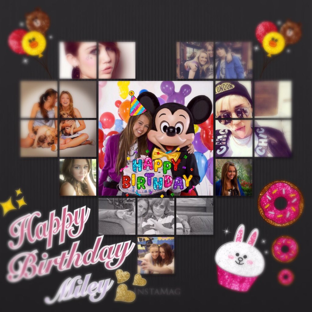   Happy Birthday   Miley&Lucas  Birthday Ray Cyrus Grabeel 