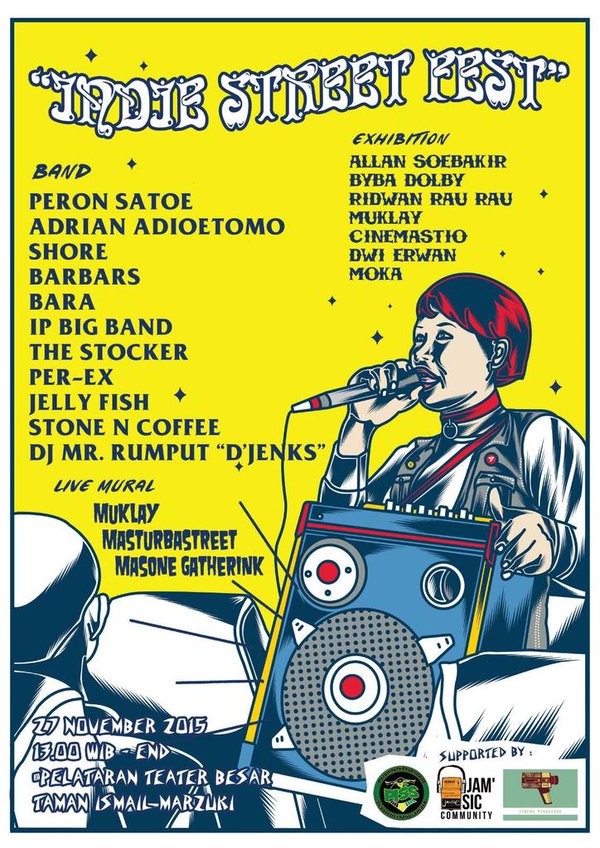 perdana Video Klip Shore "Tak Terkendali" tgl 27 nov 15 #IndieStreetFest DIR by @Allansoebakir from <a href="/SinePing/">Sinema Pinggiran</a>