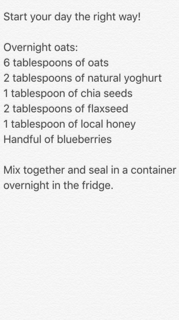 FitGirlWilts's tweet photo. Check out my recipe for overnight oats! Breakfast will never be the same... https://t.co/0D4kRyPRAQ