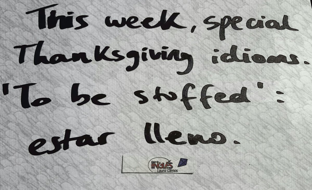 idiomaslaura's tweet photo. This week special Thanksgiving idioms! https://t.co/zQqIvV7sTO