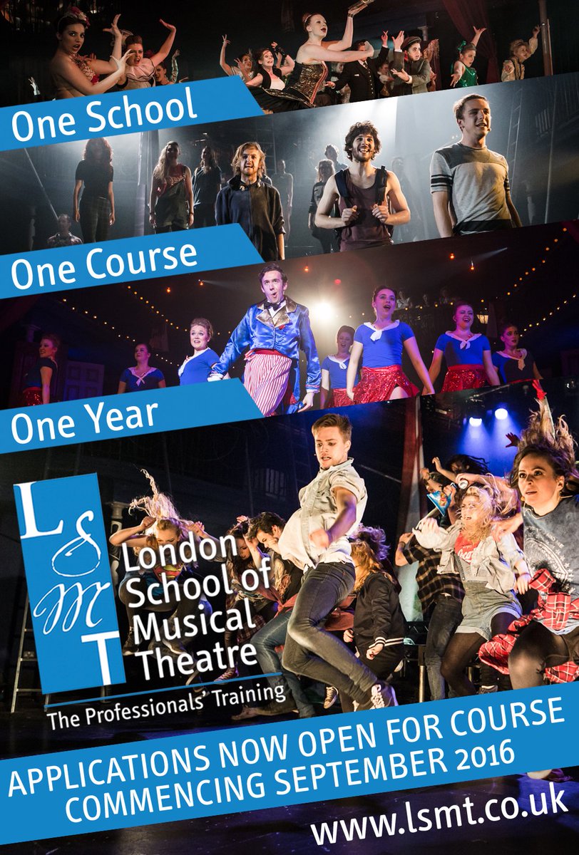 TheLSMT's tweet photo. Applications now open for September 2016! #MusicalTheatreTraining #ProfessionalsTraining https://t.co/kItRPfT6qZ https://t.co/n8Rljrig4y