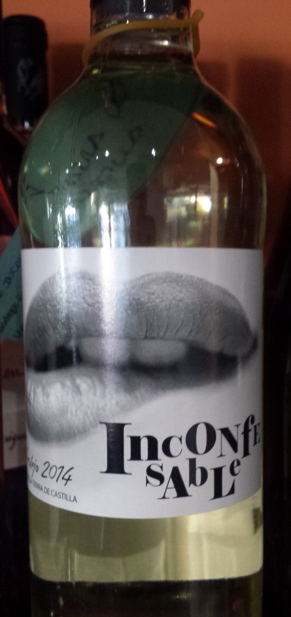 tabernahollejos's tweet photo. No digas nada y disfruta de este Inconfesable de @EgurenUgarte de la DO V.T. de Castilla. Verdejo 2014 #vinocordoba https://t.co/iTFToQawLt