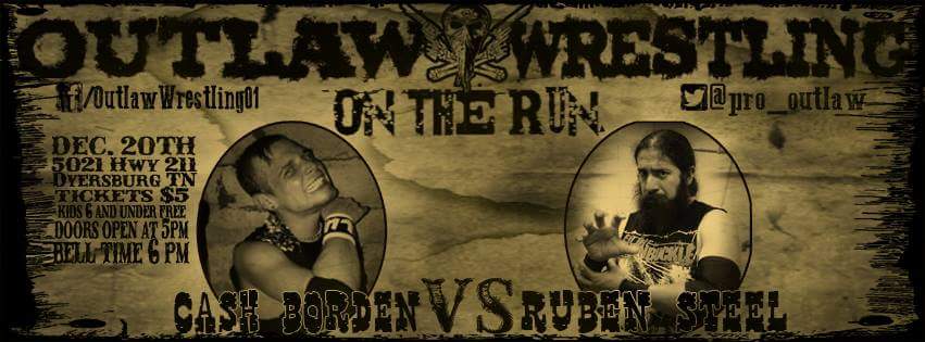 pro_outlaw's tweet photo. Dec 20th Ruben Steel vs Cash Borden! @IndyPowerRankin https://t.co/wsVdEfWkIJ