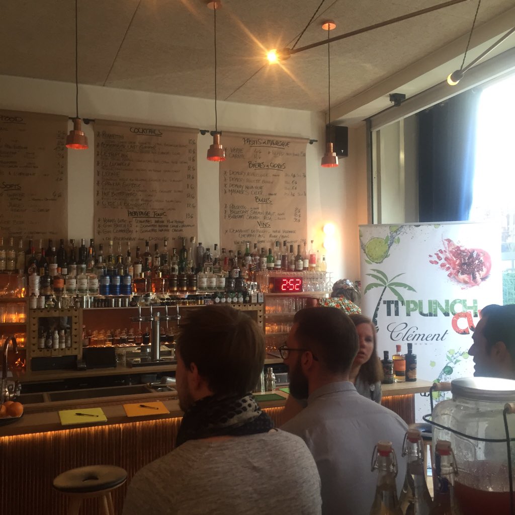 RhumClement's tweet photo. Ti'Punch Cup Final in Paris!!! #rhumclement #clementtpc #tipunchcup #paris #martinique #copperbayparis https://t.co/VeRl1PpsDM