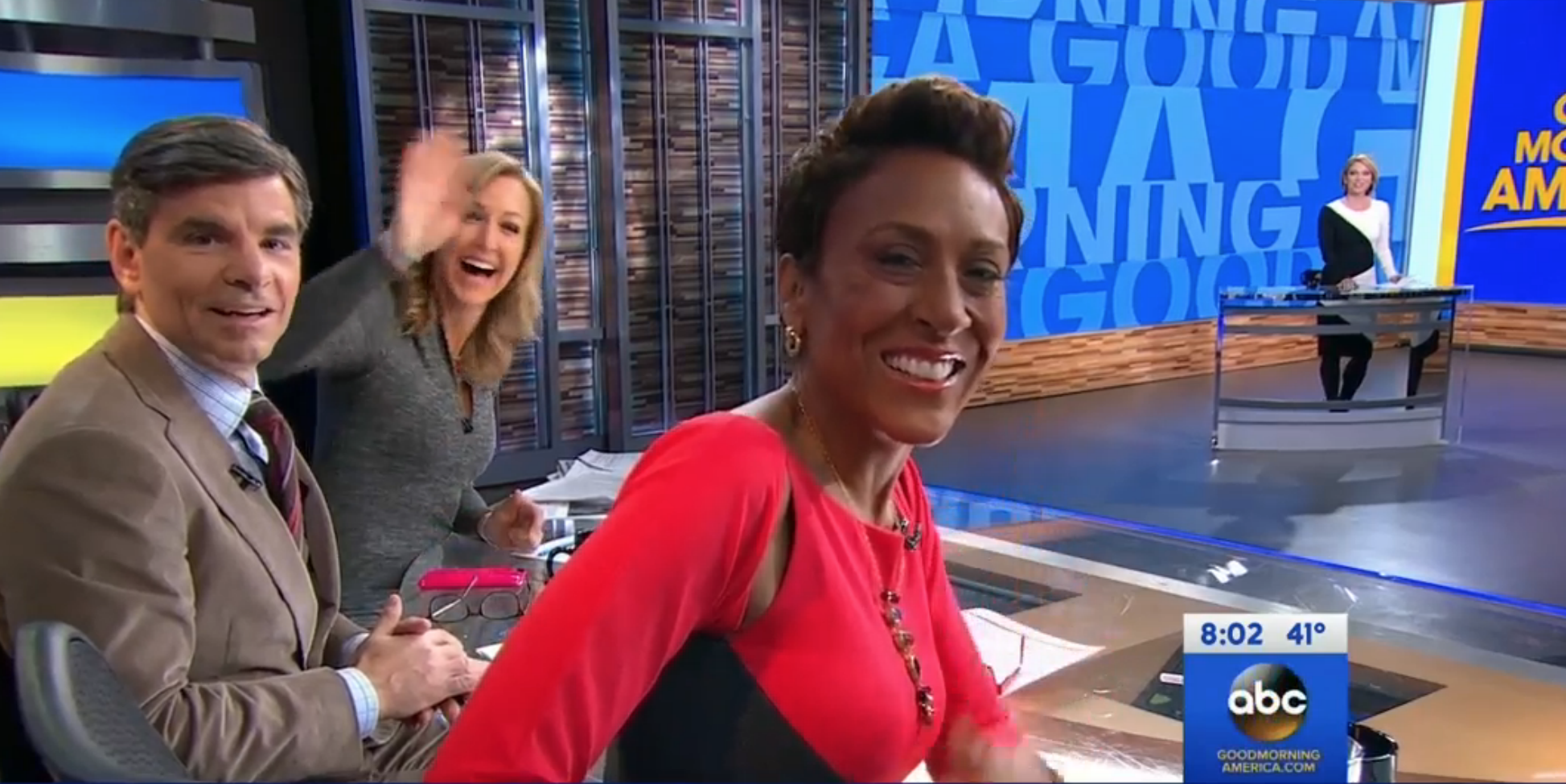 \" Happy Birthday   Happy Birthday Robin Roberts. Did she just let slip your age?