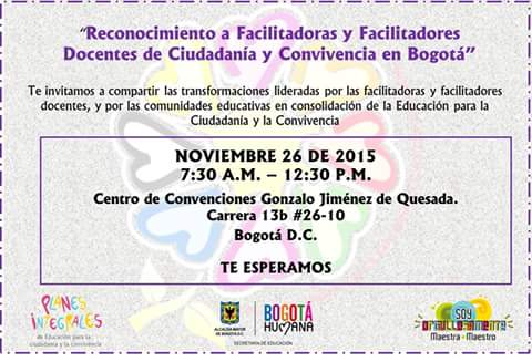 UsmeLibre's tweet photo. Este jueves tendremos el reconocimiento a facilitadores y facilitadoras de Ciudadanía y Convivencia. L@s esperamos https://t.co/y101RtEYUq