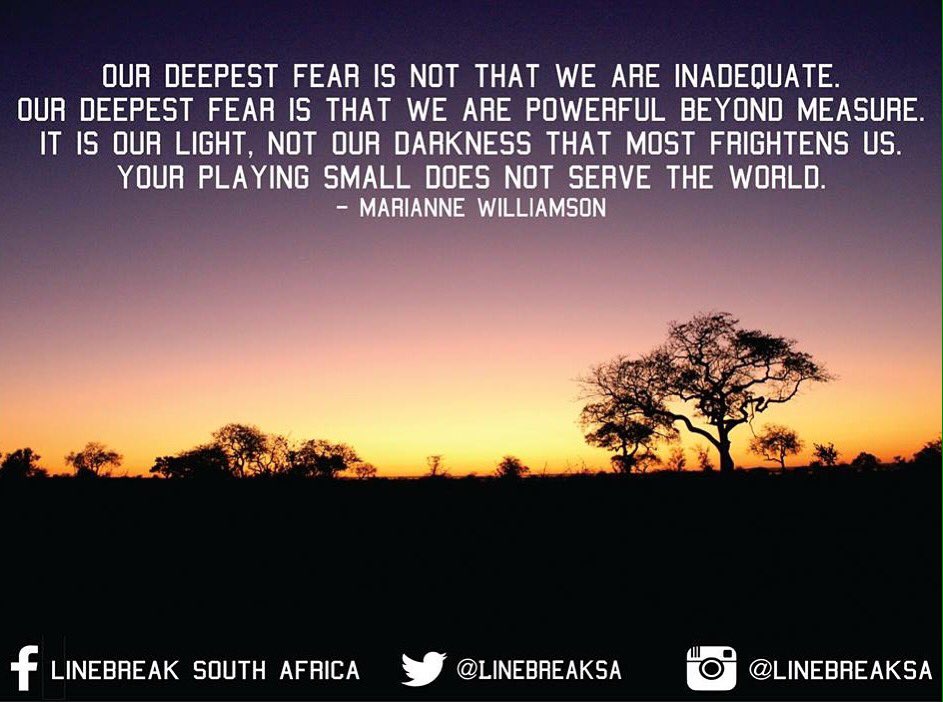 A little #MotivationMonday from Linebreak SA 💪🏽 #perform #protect #recover #bebold