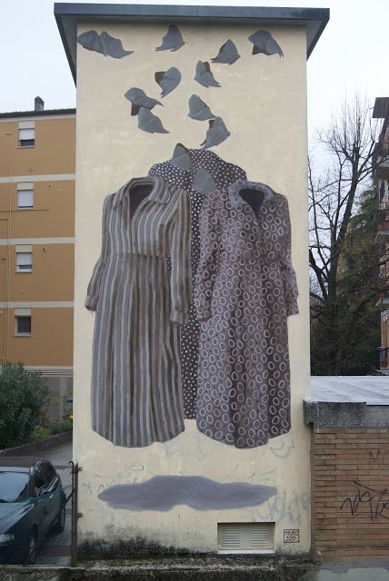 Urban_Kulture's tweet photo. #Streetart do dia: por @_hyuro, Ravena - Itália. https://t.co/bTyfSUyqDs