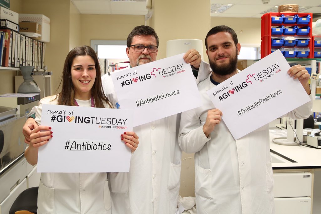 Gavalda_J's tweet photo. Sigueu #AntibioticLovers i doneu soport a la Recerca per lluitar contra #AntibioticResistance @VHIR_ #GivingTuesday https://t.co/cKC05V268y