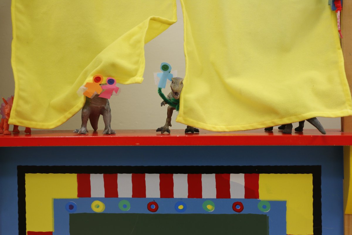 RSPDinovember's tweet photo. Short Arm Problem #23:  Puppet shows.  #dinovember @Dinovember https://t.co/o0YRQi4KX8