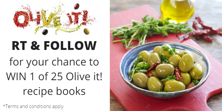 Oliveit_UK's tweet photo. RT &amp; Follow to WIN 1 of 25 @OliveIt_UK recipe books. Ends 2359hrs 13.12.15, GB, 18+ only: https://t.co/xhZqm4OJvX https://t.co/Rb5c5R4V1r