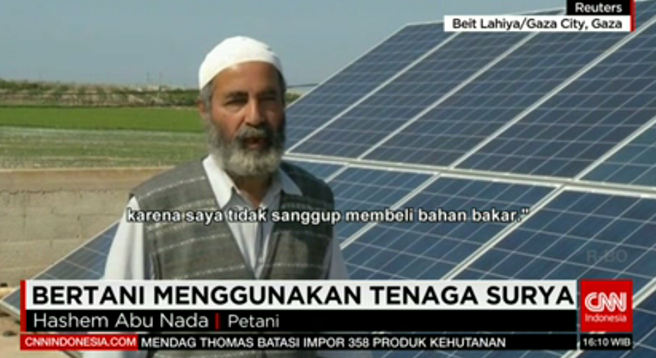 Dilarang impor bahan bakar, Abu Nada gunakan panel surya utk atasi masalah listrik, habiskan dana hingga 30.000 USD