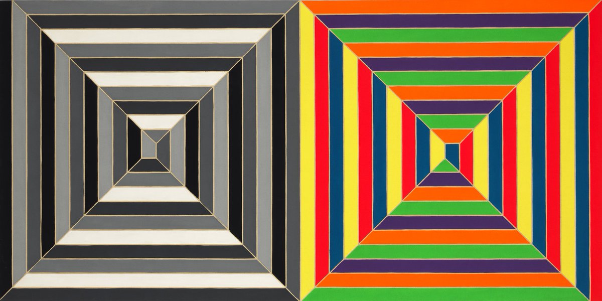 MBFWinternships's tweet photo. How much does art influence fashion?
Frank Stella's retrospective suggests a lot..

#Bold
#Bright
#Lines
#Patterns https://t.co/EhObps6ZQ8