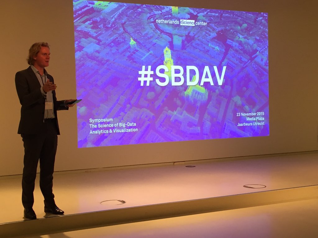 eScienceCenter's tweet photo. RT @gera_p: Wilco opens #SBDAV - #bigdata analytics & visualization day of @eScienceCenter https://t.co/qvsdS5VVDY