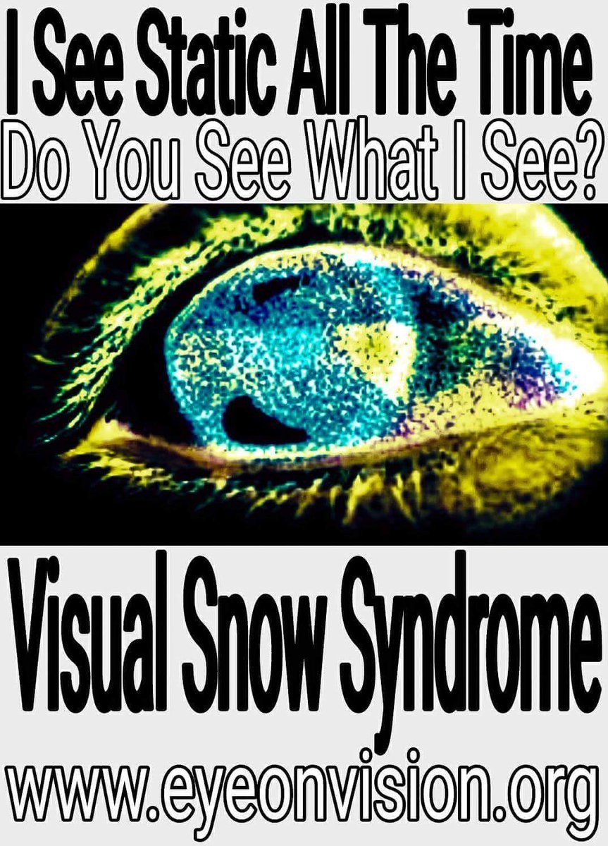 Visualsnow1's tweet photo. Feel free to take this image and share far and wide! #visualsnowawareness #visualsnow #neurology #brain #VSisBS https://t.co/kUIDVJBHZl