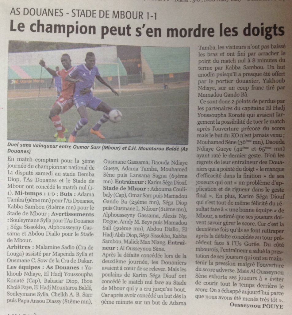 Stade De Mbour tweet media