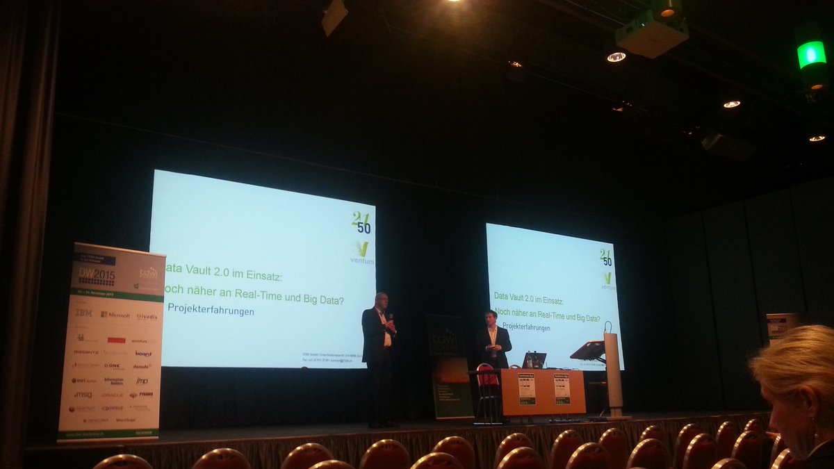 erikfransen's tweet photo. @TDWI_EU #DW2015 Session on Data Vault best practices in Switzerland. Great to see agile data modeling spreading! https://t.co/FWrIEMXgI3